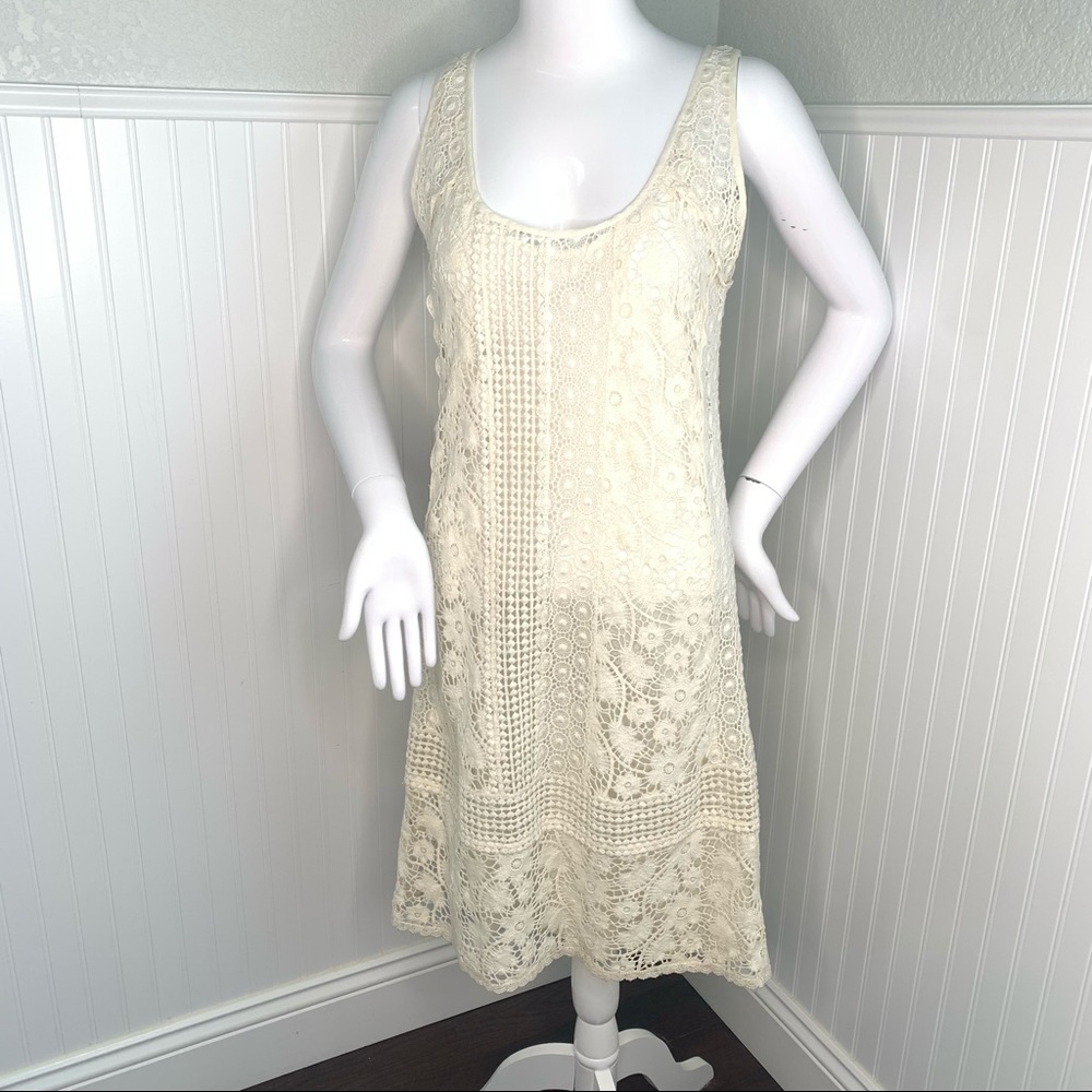 Lucky Brand | Crocheted Lace Dress XS
